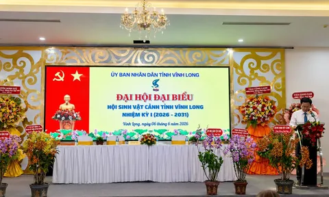 Hội Sinh vật cảnh tỉnh Vĩnh Long tổ chức Đại hội Đại biểu lần thứ I, nhiệm kỳ 2026 - 2031