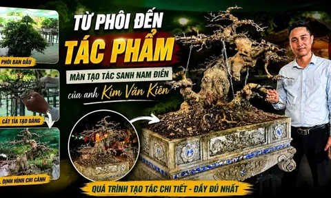Sanh Nam Điền: Từ phôi đến tác phẩm qua bàn tay anh Kim Văn Kiên