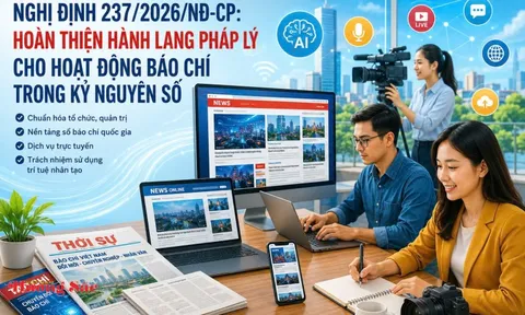 Nghị định số 237/2026/NĐ-CP của Chính phủ: Quy định chi tiết thi hành một số điều của Luật Báo chí
