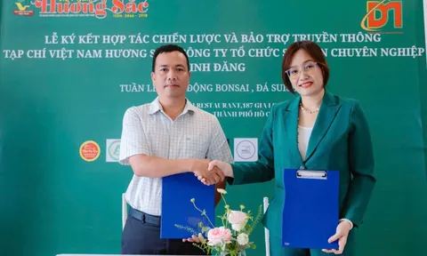 Tạp chí Việt Nam hương sắc và Công ty Tổ chức Sự kiện chuyên nghiệp Minh Đăng ký kết hợp tác chiến lược, bảo trợ truyền thông
